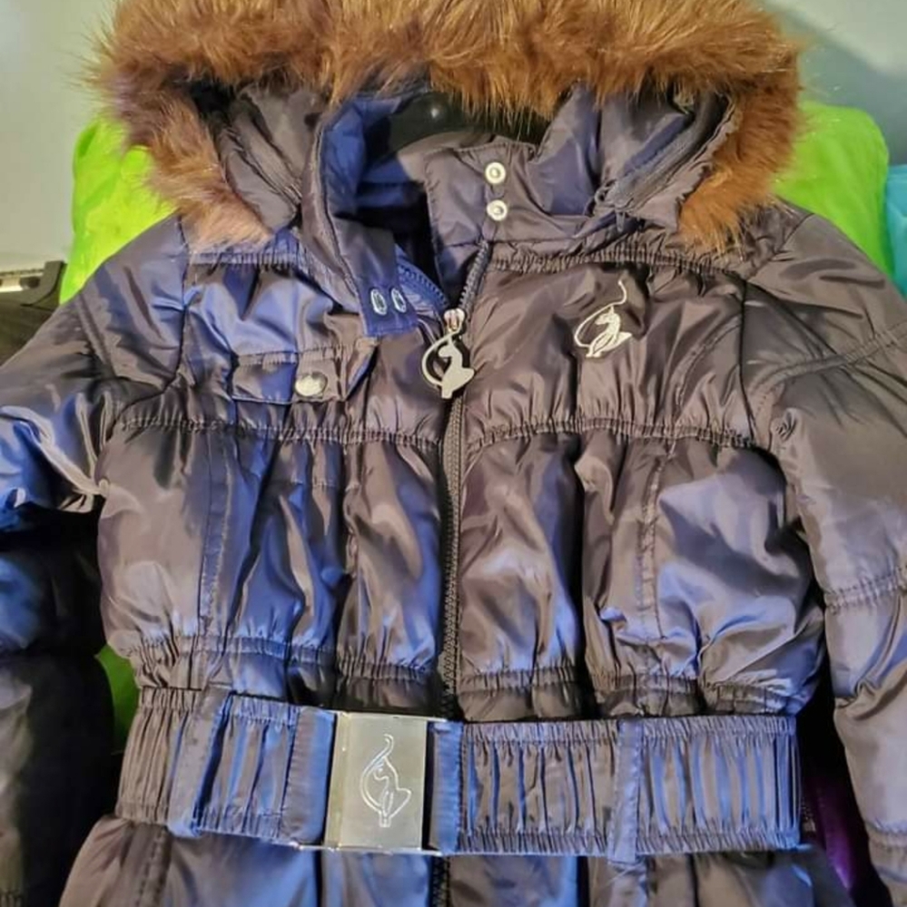 Kids long parka